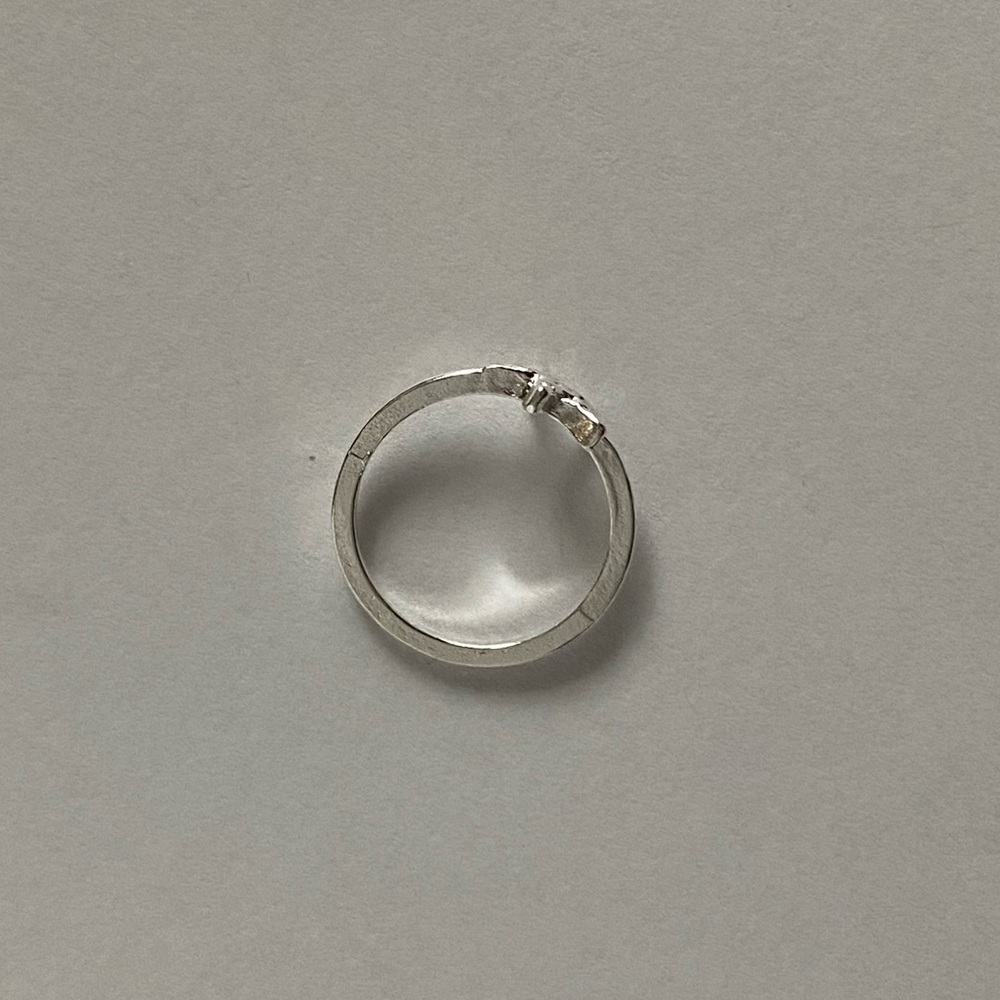 Starfish silver ring size 5 - Picture 2 of 3